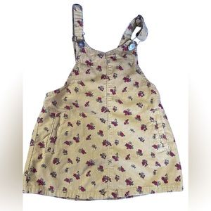 Girls tan dress with flowers